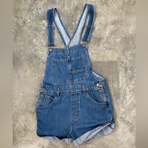 Urban Outfitters Live The Free Denim Overalls Shorts | Women’s Small